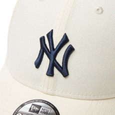 画像5: NEW ERA  9FORTY MLB Woven Label ニューヨーク・ヤンキース クロームホワイト (5)