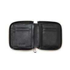 画像3: CALEE  ROUND ZIP LEATHER SHORT WALLET (3)