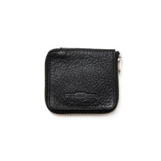 画像1: CALEE  ROUND ZIP LEATHER SHORT WALLET (1)