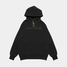 画像1: APPLEBUM  Black Logo Sweat Parka (1)