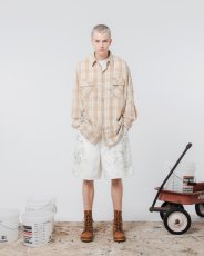 画像3: BOW WOW  PAINTED PAINTER FLANNEL SHIRT (3)