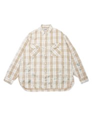 画像1: BOW WOW  PAINTED PAINTER FLANNEL SHIRT (1)