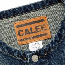 画像10: CALEE  1ST TYPE NO COLLAR DENIM JACKET ＜USED＞ (10)