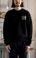 画像6: CALEE  SNAKE LOGO WAPPEN CREW NECK SW (6)