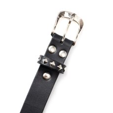 画像3: CALEE  STUDS LEATHER NARROW BELT ＜TYPE A＞ (3)