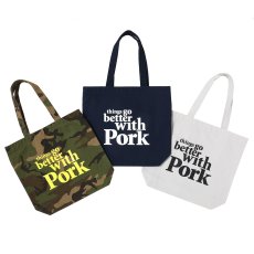 画像1: PORKCHOP GARAGE SUPPLY  THINGS GO BETTER TOTE BAG (1)