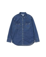 画像1: MASSES  DENIM SHIRT H.WASH (1)