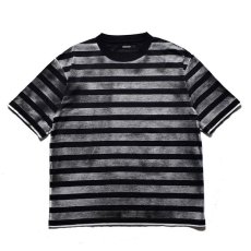 画像6: MINEDENIM  Seepage Border Crewneck T-SH (6)