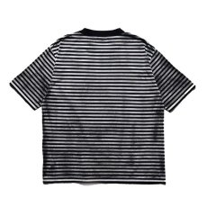 画像2: MINEDENIM  Seepage Border Crewneck T-SH (2)