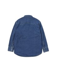 画像2: MASSES  DENIM SHIRT H.WASH (2)