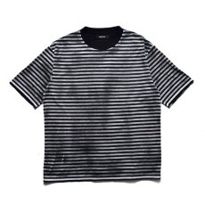 画像1: MINEDENIM  Seepage Border Crewneck T-SH (1)