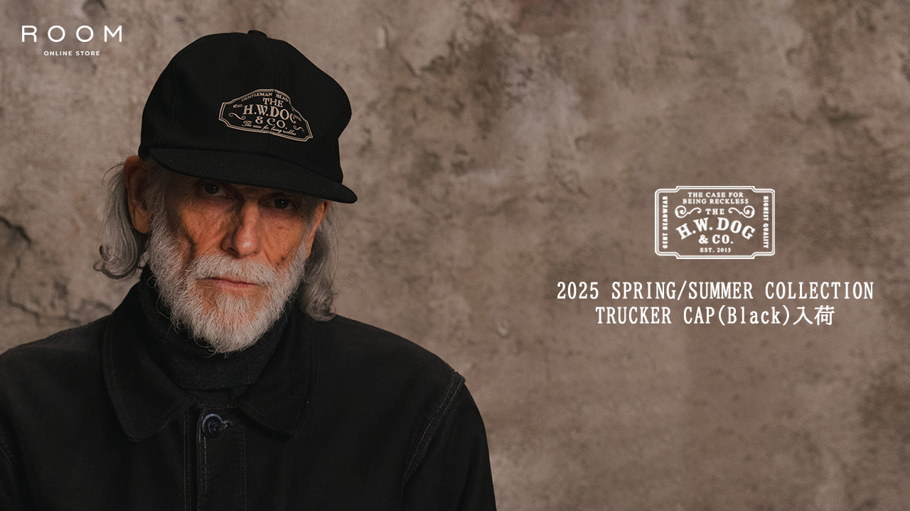 【THE H.W.DOG&CO.】BASIC COLLECTION【TRUCKER CAP】が入荷。