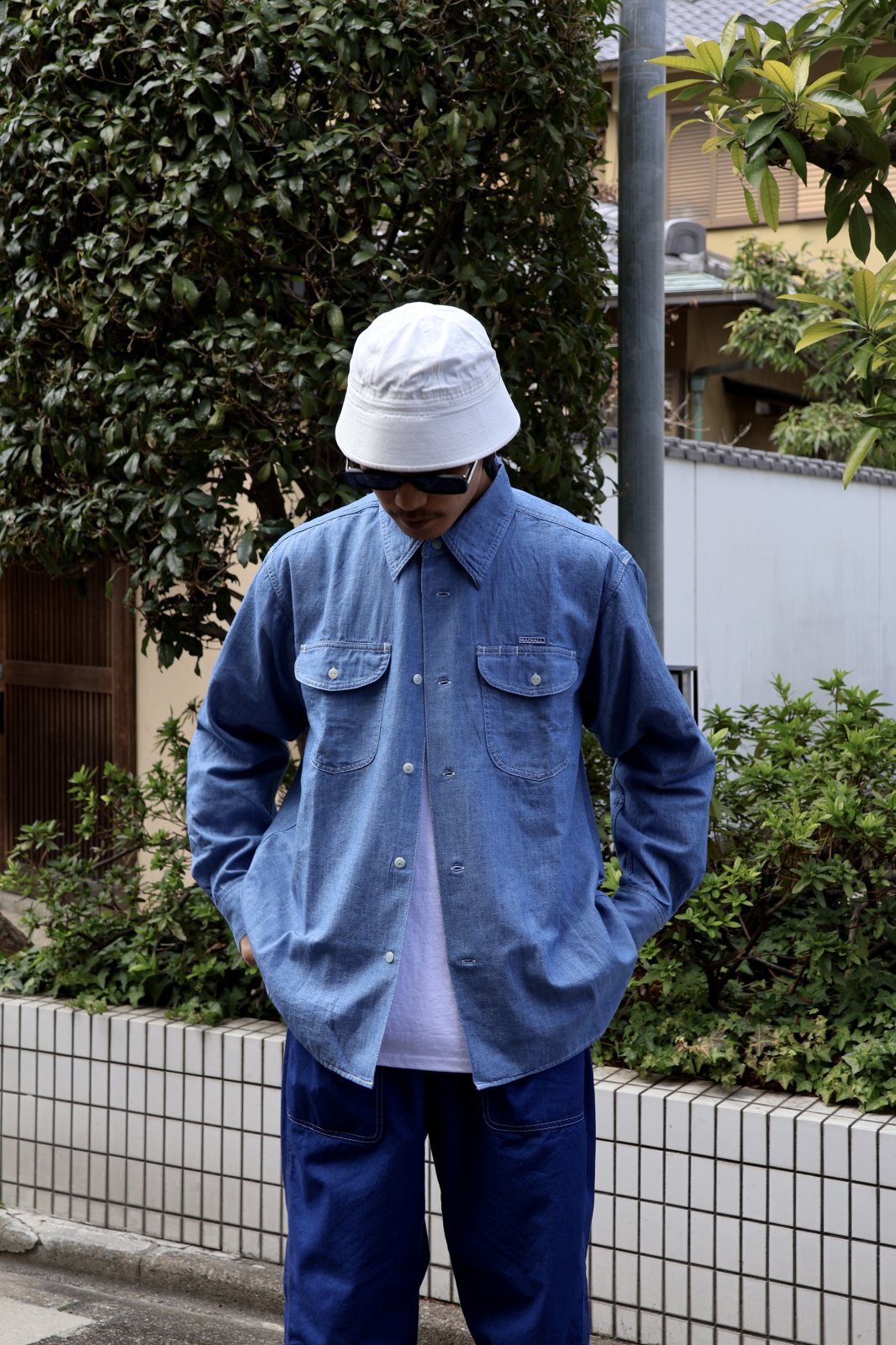 【RADIALL】WHEELS REGULAR COLLARED SHIRT L/S