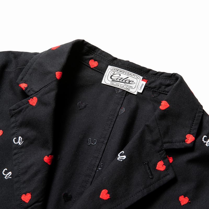 レア？！☆ Allover embroidery heart pattern jacket | ochge.org