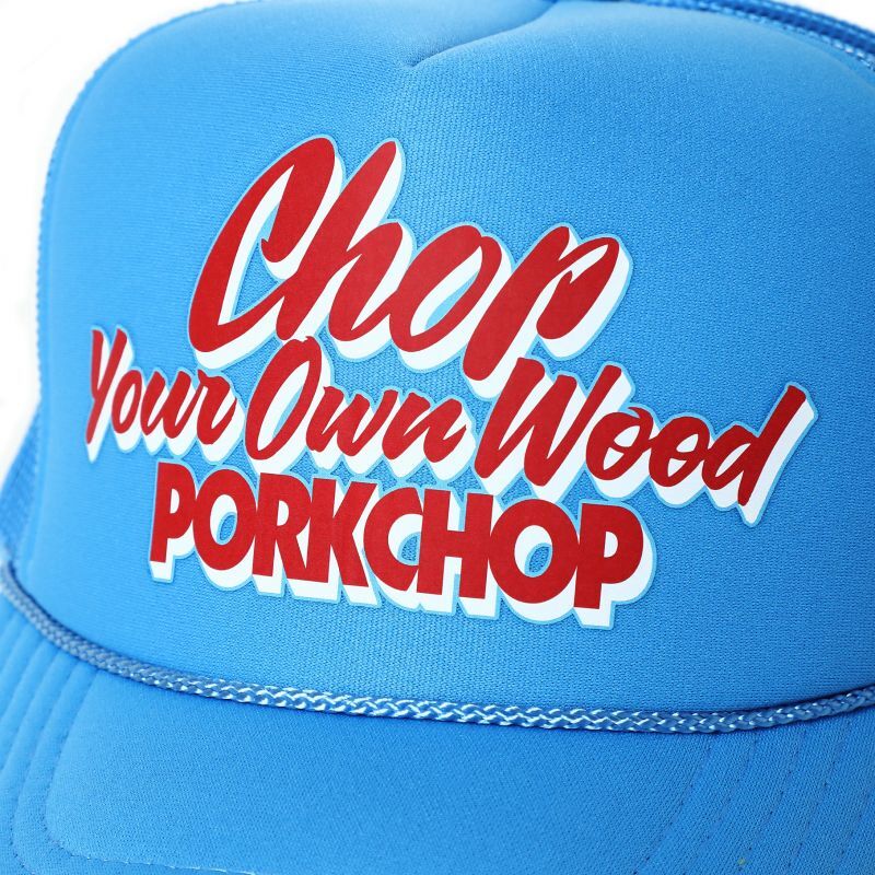 PORKCHOP GARAGE SUPPLY CHOP YOUR OWN WOOD CAP (COLUMBIA BLUE