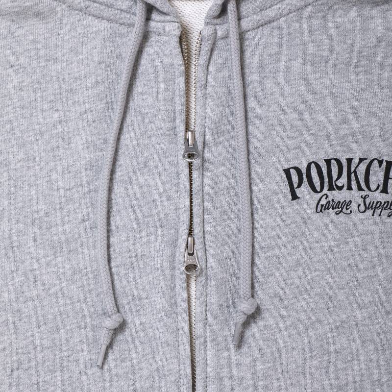 PORKCHOP GARAGE SUPPLY PORK BACK ZIP UP HOODIE (GRAY) p0143 公式通販