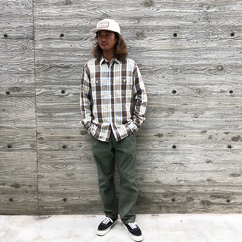 STANDARD CALIFORNIA SD Flannel Check Shirt (Brown) SHOLE198 公式通販