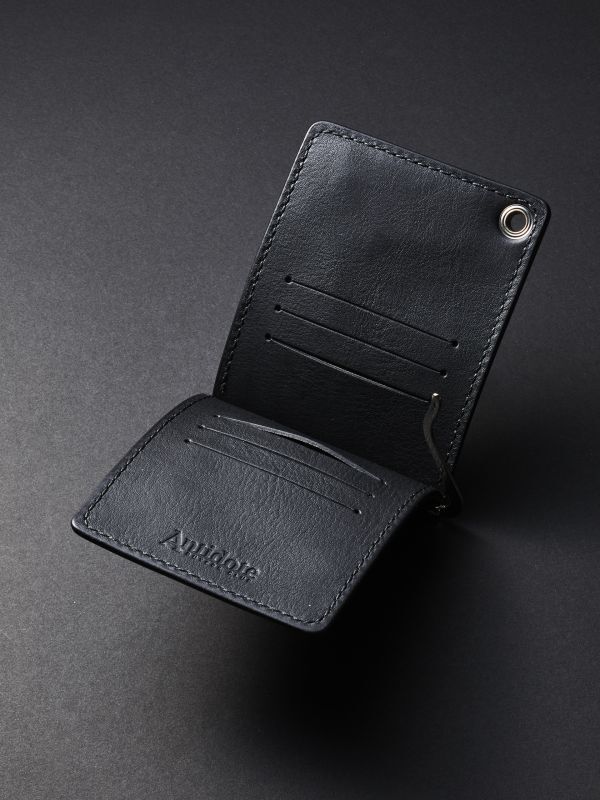 ANTIDOTE BUYERS CLUB Money Clip Wallet (Black Grain Leather) RX