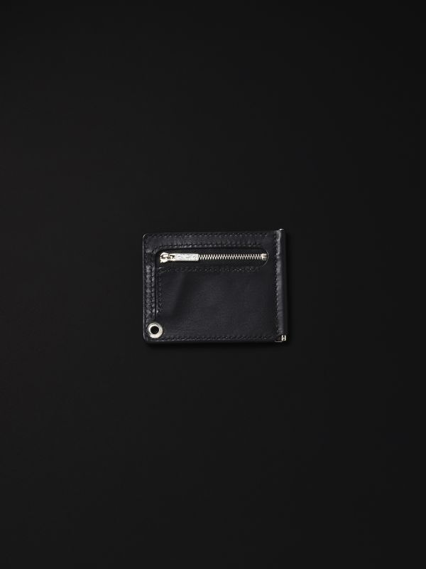 ANTIDOTE BUYERS CLUB Money Clip Wallet (Black Grain Leather) RX