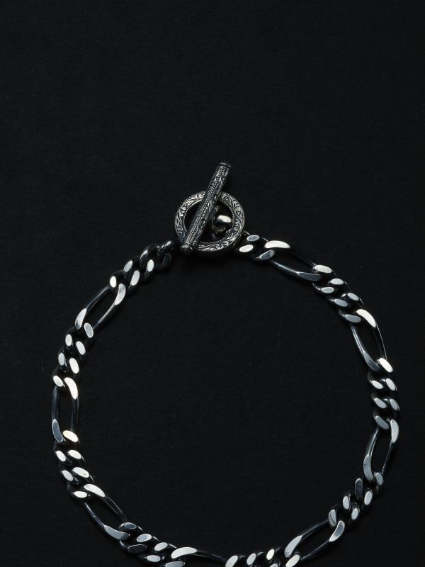 ANTIDOTE BUYERS CLUB Figaro Wide Chain Bracelet (M) (Silver) RX ...