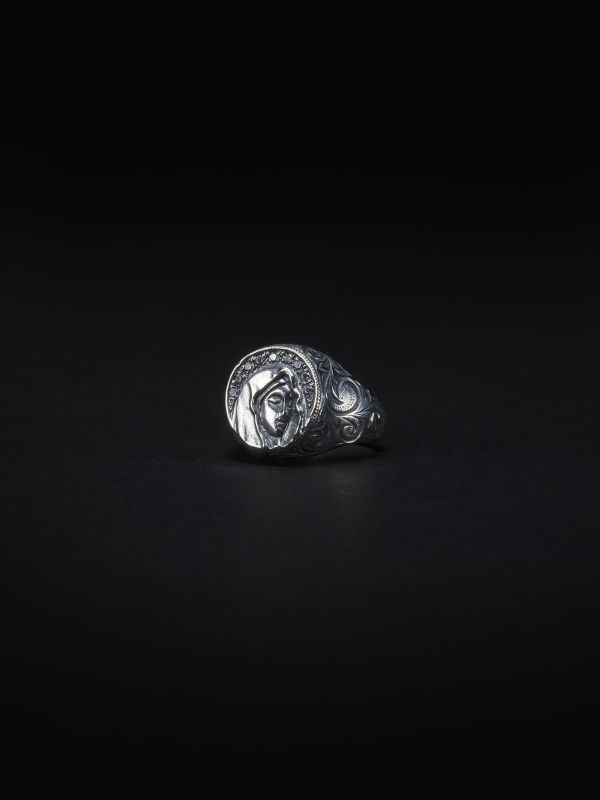 ANTIDOTE BUYERS CLUB Engraved Mary Ring (Silver) RX-716-1 公式通販