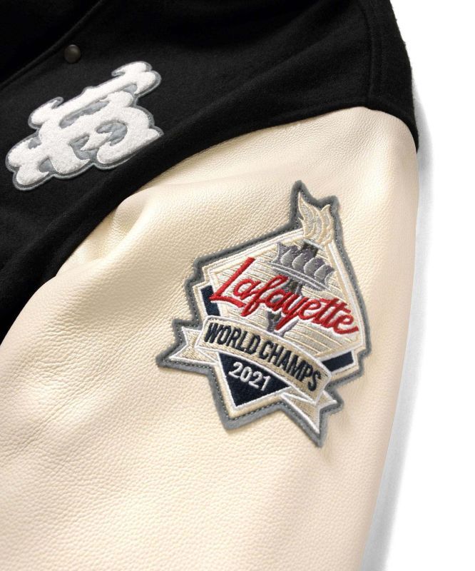 LFYT WORLD CHAMPS 2021 LF LOGO STADIUM JACKET (BLACK) LA211014