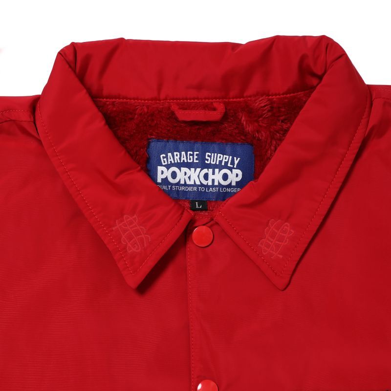 PORKCHOP GARAGE SUPPLY ORIGINAL BOA COACH JKT (RED) p0171 公式通販