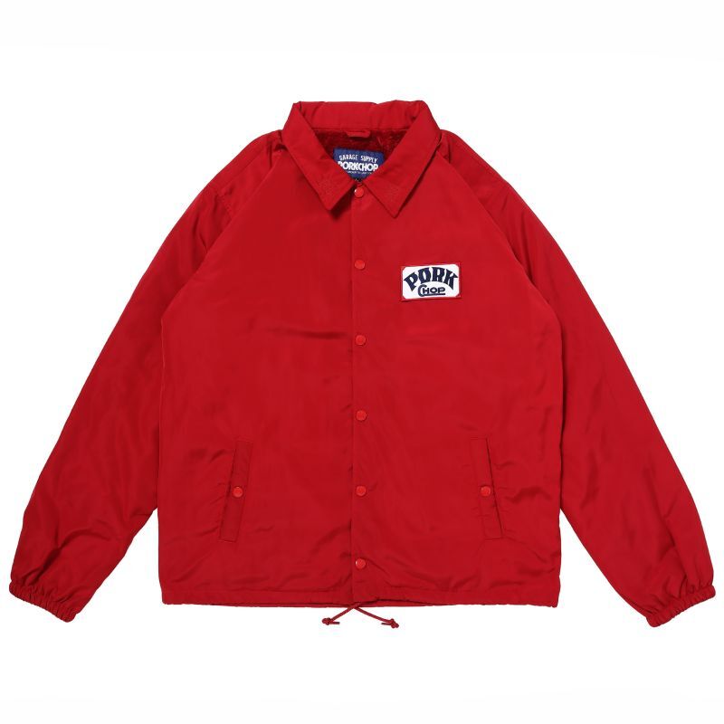 PORKCHOP GARAGE SUPPLY ORIGINAL BOA COACH JKT (RED) p0171 公式通販