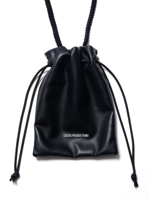 COOTIE Fake Leather Drawstring Bag (Black) CTE-22S515 公式通販