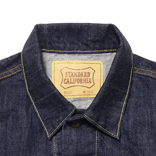 STANDARD CALIFORNIA SD Denim Jacket S957 One Wash (Indigo