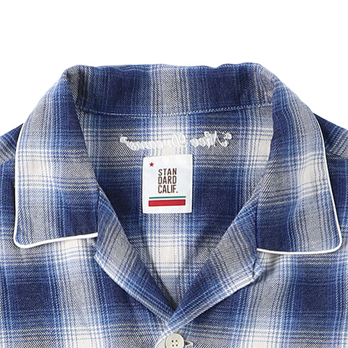 STANDARD CALIFORNIA SD Set Up Flannel (Blue) STOAA300 公式通販