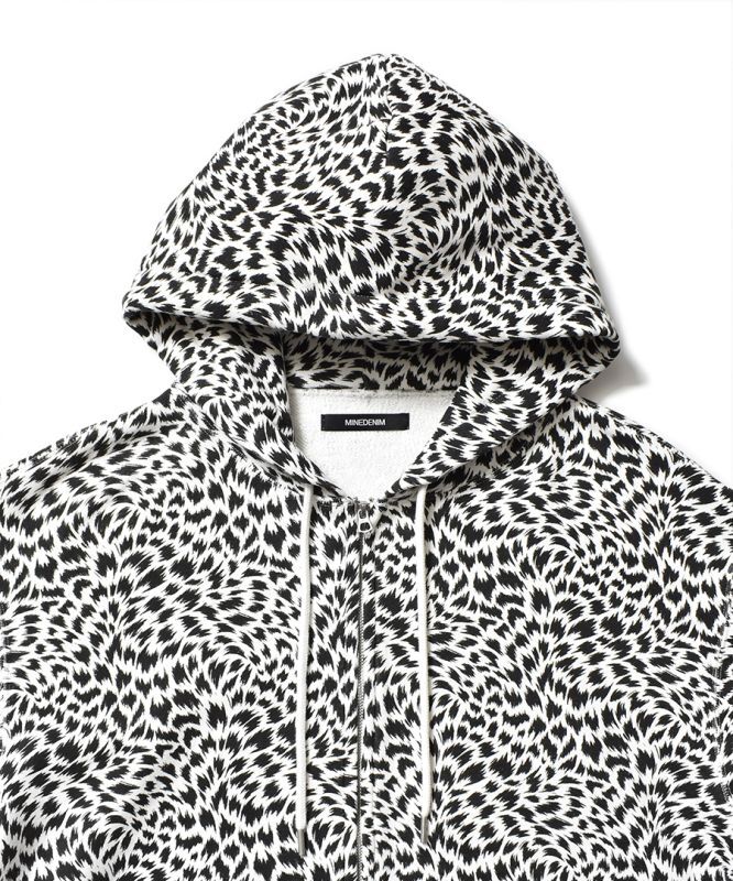 キムタク着MINEDENIM Leopard Zip Hoodie-silversky-lifesciences.com