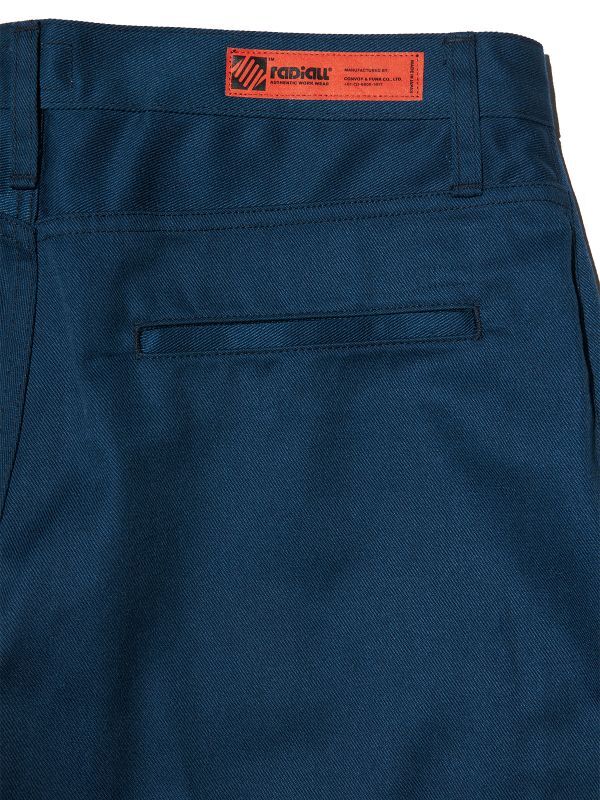 RADIALL CNQ MOTOWN - WIDE TAPERED FIT PANTS (Navy) RAD-CNQ-PT004