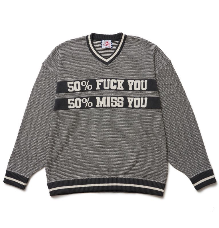 SON OF THE CHEESE 50% V knit (GRAY) SC2220-KN07 公式通販