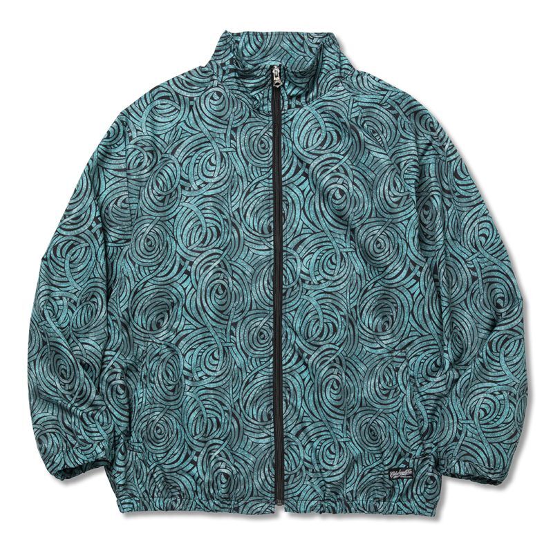 ALLOVER SPIRAL PATTERN COVERALL JACKETカバーオール