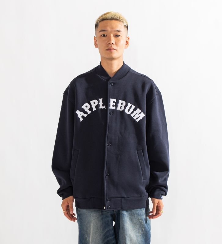 APPLEBUM Sweat Stadium Jacket (Navy) 2220603 公式通販