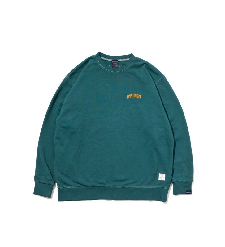 APPLEBUM Vintage Overdye Crew Sweat (Blue Green) 2220404 公式通販