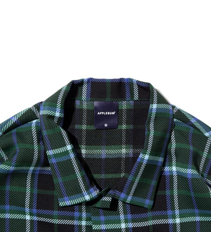 APPLEBUM Silky Check Square L/S Shirt (Green/Balck) 2220201 公式通販