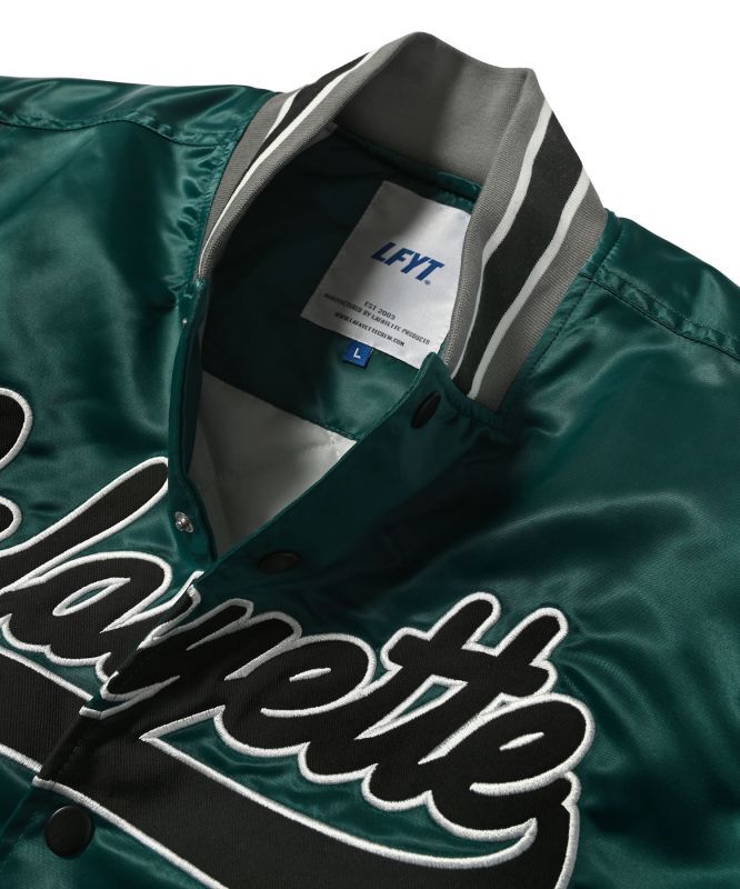 LFYT WORLD CHAMPS SATIN VARSITY JACKET (GREEN) LA221008 公式通販