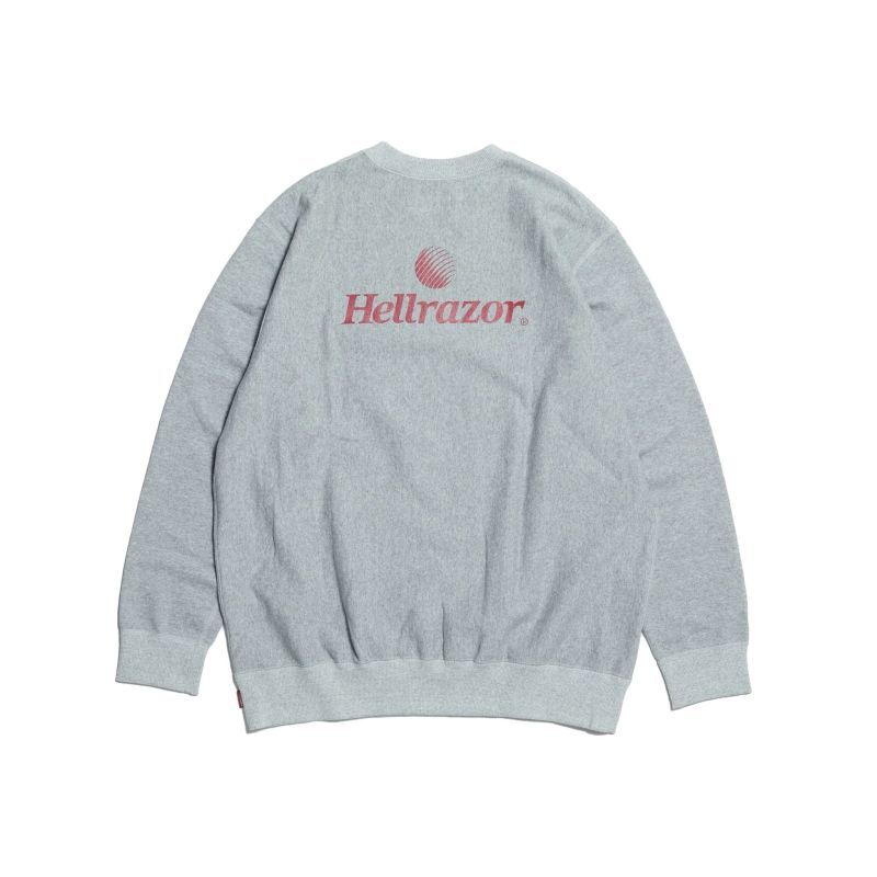 HELLRAZOR TRADEMARK LOGO CREWNECK (GREY) 01122AW0213 公式通販