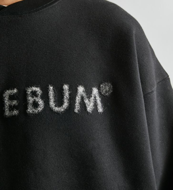 APPLEBUM Logo Needle Punch Crew Sweat (Black) 2220409 公式通販