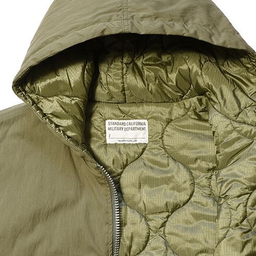 STANDARD CALIFORNIA SD Reversible Army Hood Coat (Olive) OUNLB580