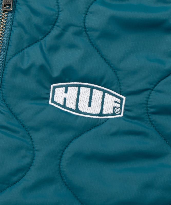 HUF WORKMAN QUILTED JACKET - ダウンジャケット