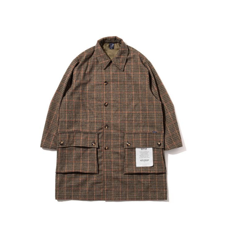 APPLEBUM Tweed Check Army Coat (Olive Check) 2220608 公式通販