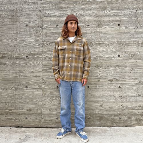 STANDARD CALIFORNIA SD Wool Check Shirt (Brown) SHOLB240 公式通販