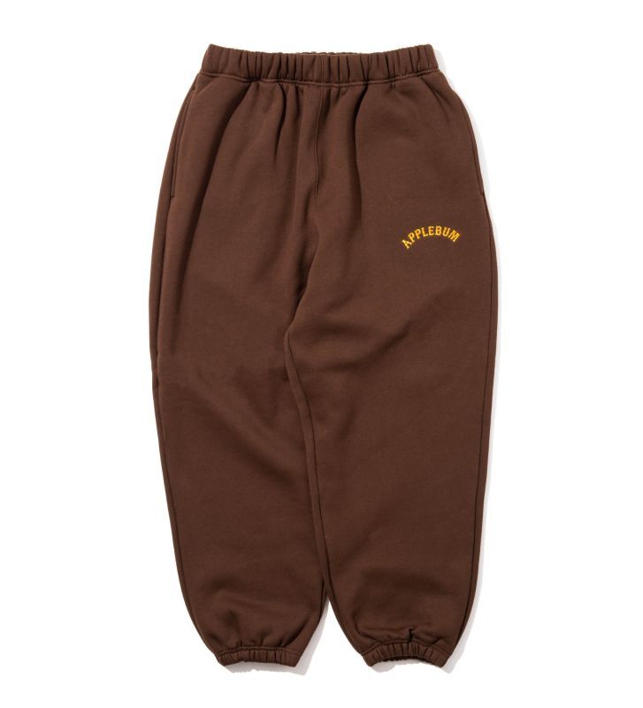 APPLEBUM Logo Oversize Sweat Pants (Brown) 2220804 公式通販