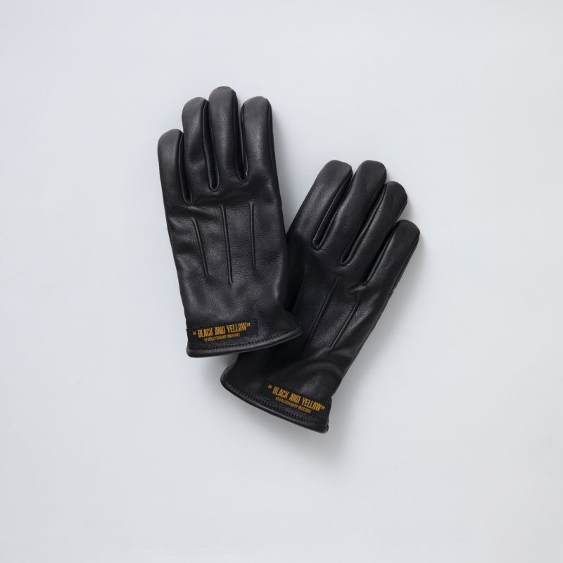 高い ラッツ RATS グローブ LINER LEATHER GLOVE BLACK - 小物