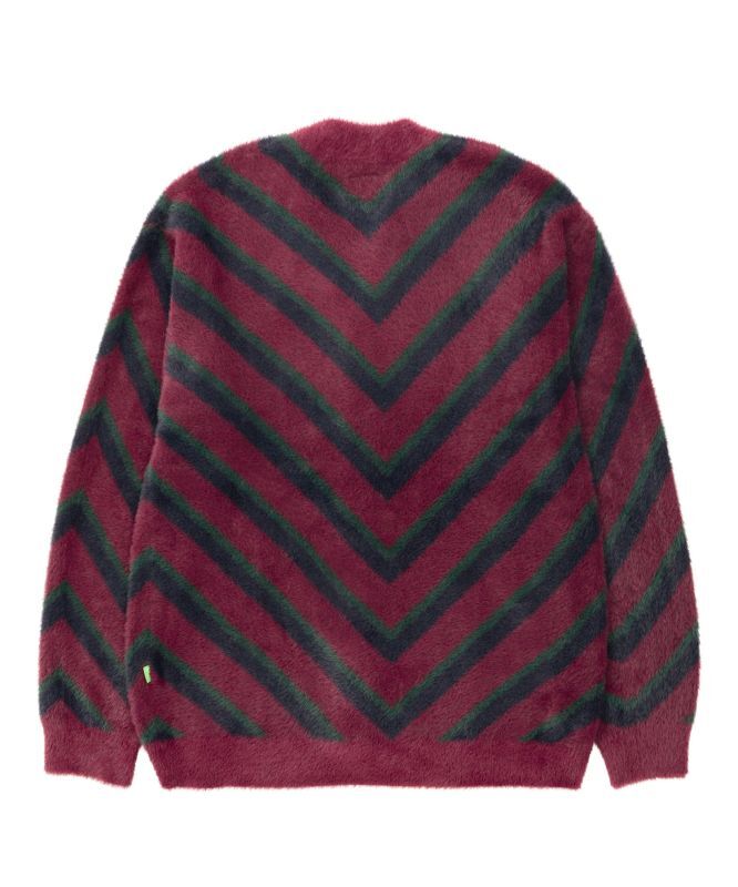 HUF CHEVRON KNIT CARDIGAN (PURPLE) KN80063HO22 公式通販