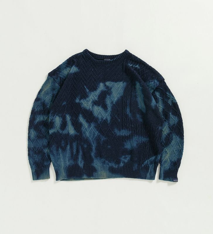 APPLEBUM Indigo Crew Sweater (Bleach) (Bleach Indigo) 2220504 公式通販