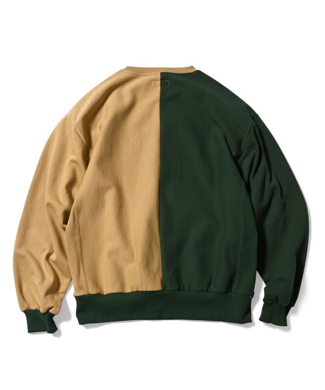 LFYT 2 TONE ARCH LOGO US COTTON CREWNECK (GREEN) LA220708 公式通販